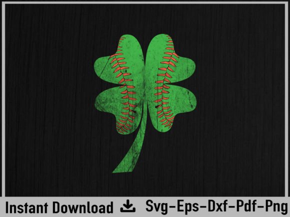 Download St Patrick's Day Shamrock Baseball - Premium Bundle