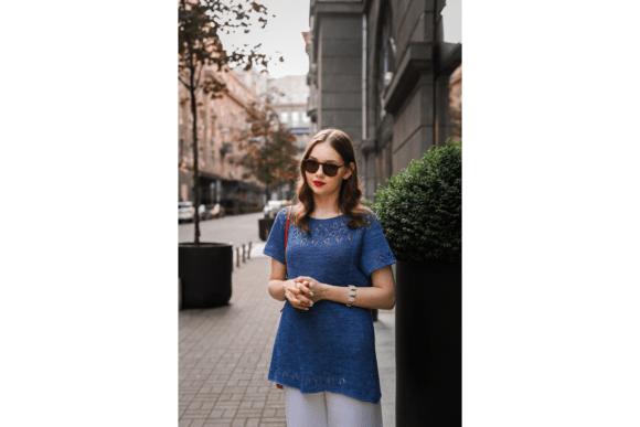 Download Elegant Lace Knit Top - Elegant Collection
