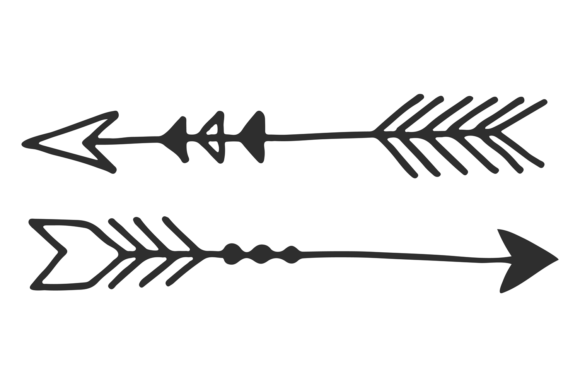 Download Decorative Arrows. Ornate Divider in Han - Decorative arrows Collection