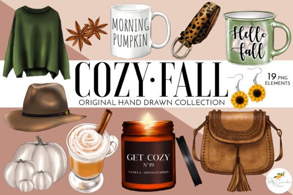 Download Cozy Fall Clipart | Fall Fashion Clipart - Cozy fall clipart Collection