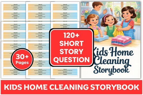 Download Kids Home Cleaning Storybook - Kids home Collection