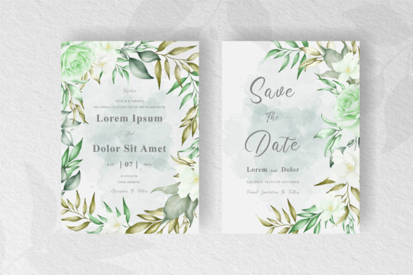 Download Elegant Floral Frame Wedding Invitation - Elegant Collection