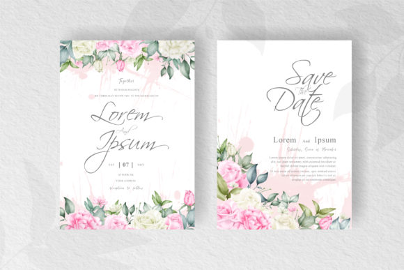 Download Elegant Floral Frame Wedding Invitation - Elegant Collection